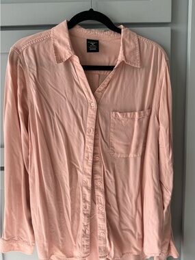 George Men's Light Pink Casual Button-Down Shirt
